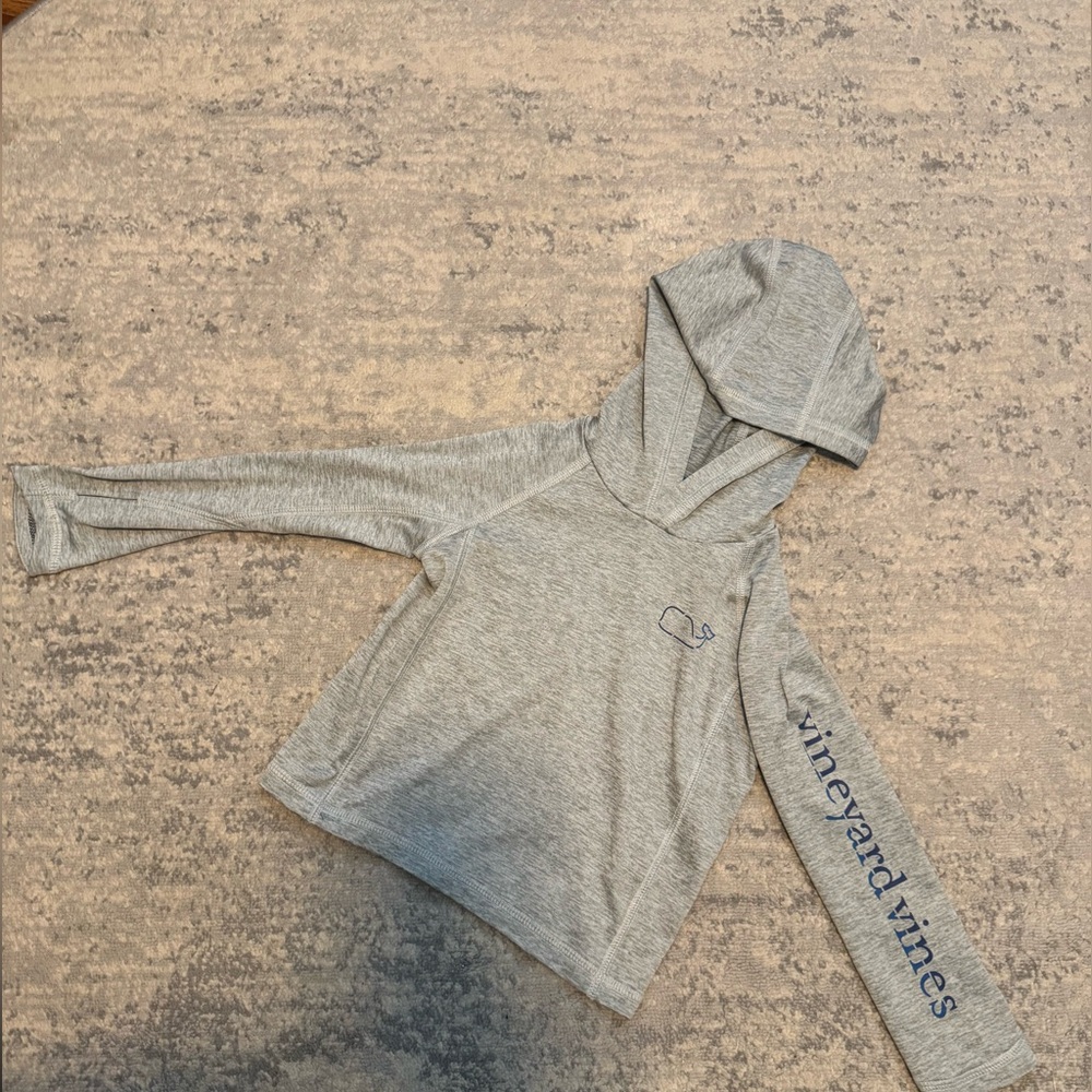 Vineyard Vines Boys On-The-Go Long- Sleeve Harbor Performance Hoodie Tee
